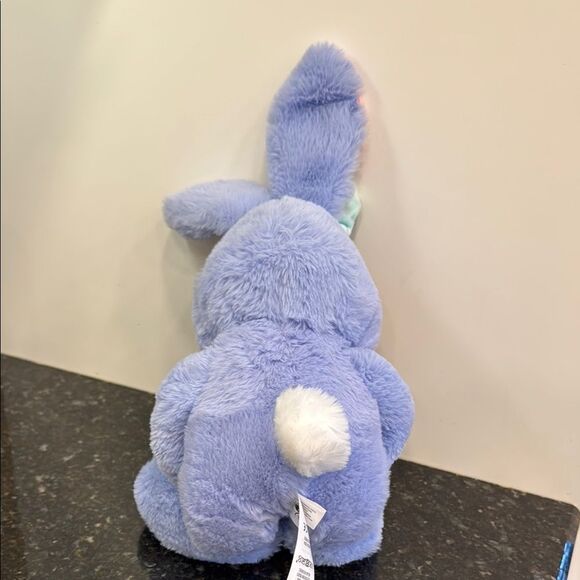 Minnie Mouse Holding Bunny 18” BluePurple 2019 DisneyStore Plush Stuff AnimalToy - Picture 6 of 12